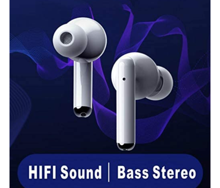 Lenovo LP1 Wireless Earphone Bluetooth 5.0 Dual Stereo Earbuds With Mic A Touch Control Long Standby 300mAH IPX4 Water Proof Headset Noise Reduction Charging Case TWS - White - Zoom Image 7