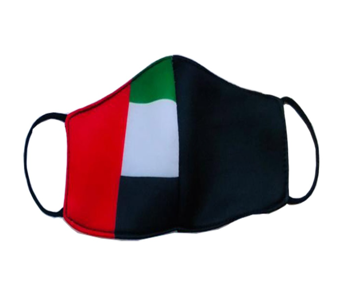 Zap UAE Flag Printed Reusable Washable Face Mask - Zoom Image