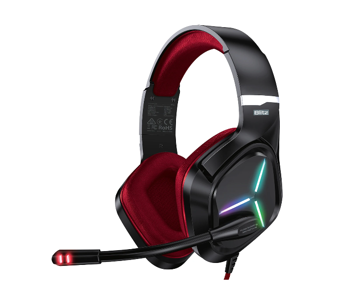 Vertux BLITZ 7.1 Surround Sound Gaming Headphone - Red - Zoom Image 1