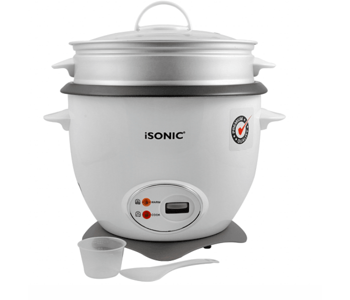 iSONIC iRC 761 1.8L Automatic Premium 3 in1 Rice Cooker – White - Zoom Image 1