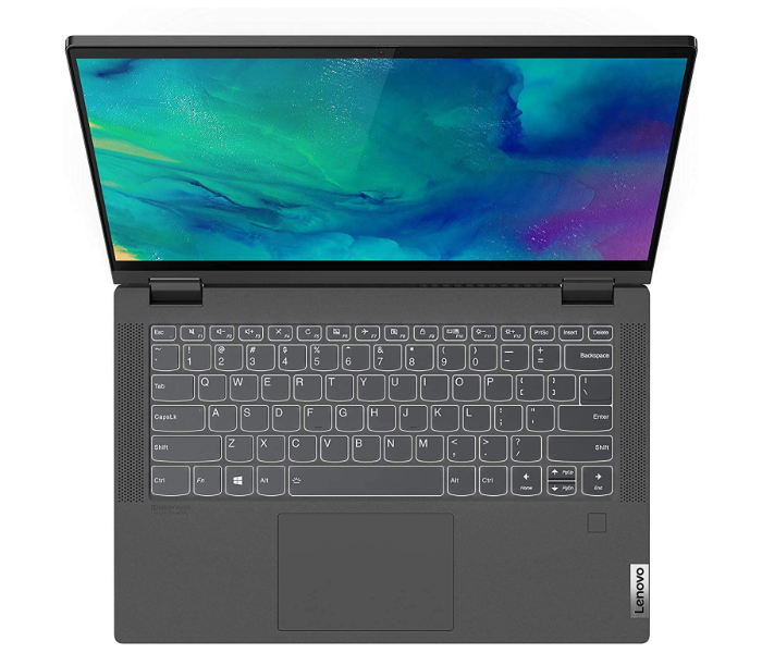  Lenovo Flex 5 x360 Backlit English US 14 Inch FHD 16GB RAM 2TB SSD MD Ryzen 7-4700U Windows 10 Pro Integrated AMD Radeon Graphics Touchscreen Laptop – Graphite Grey  - Zoom Image 1