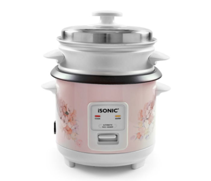 iSONIC iRC 756 600ml Automatic 3 in1 Rice Cooker - Rose - Zoom Image 1