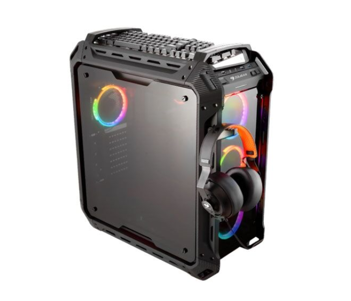 Cougar Panzer EVO Tempered Glass RGB LED ATX Full Tower Computer Case - Black - Zoom Image 3