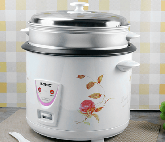 iSONIC iRC 759 2.8L Automatic 3 in1 Rice Cooker – White - Zoom Image 3