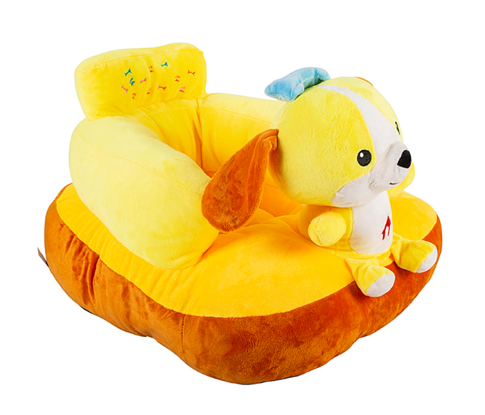 KidLe YEY-XHG Small Dog Shape Baby Backrest Folding Sofa - Yellow - Zoom Image