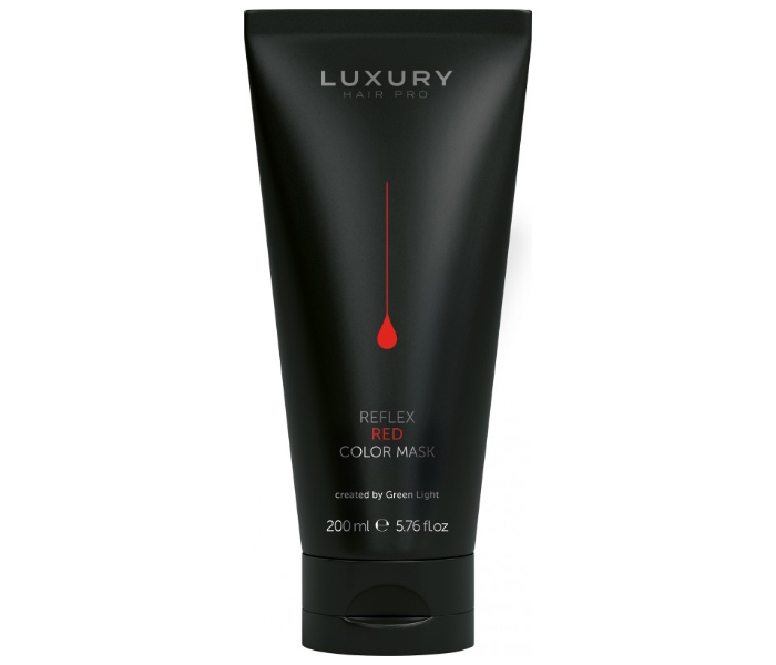 Luxury Hair Pro 200ml Colour Mask - Reflex Red - Zoom Image