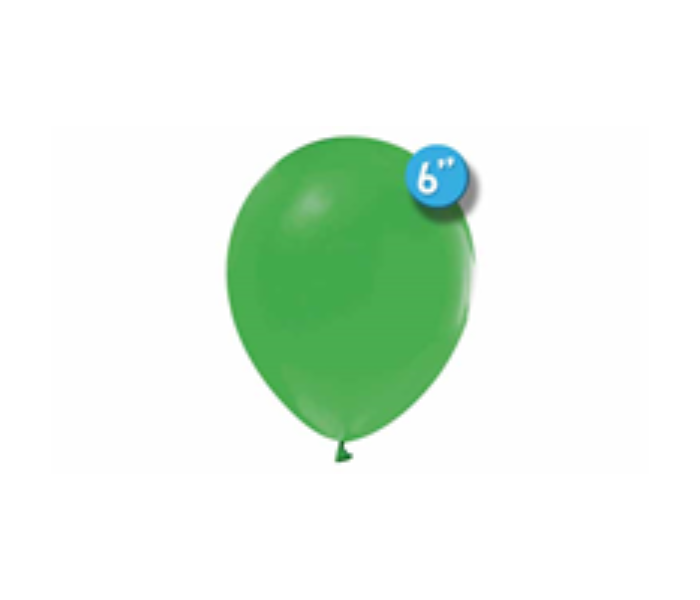 Rota Party Pack of 100 Pieces 6 inch Standard Latex Balloon - Green - Zoom Image