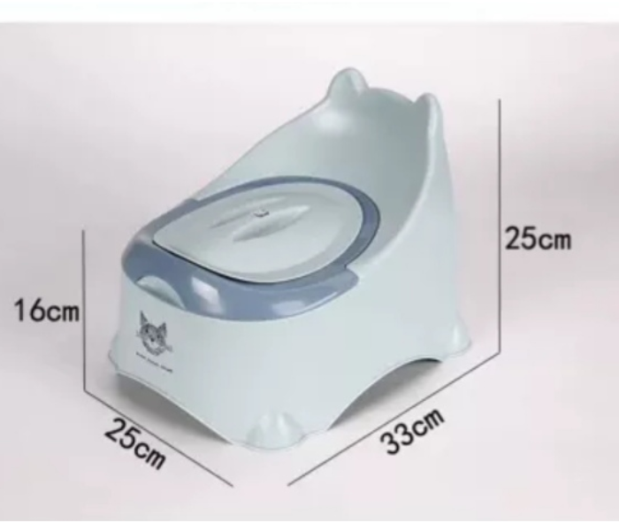 Vavas Baby Toilet Potty with Cover - Blue - Zoom Image 2