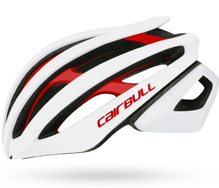 Original Cairbull Cycling Helmet SLK20 Large 58cm with Extra Protective Padding Ventilation  - White and Red - Zoom Image 1