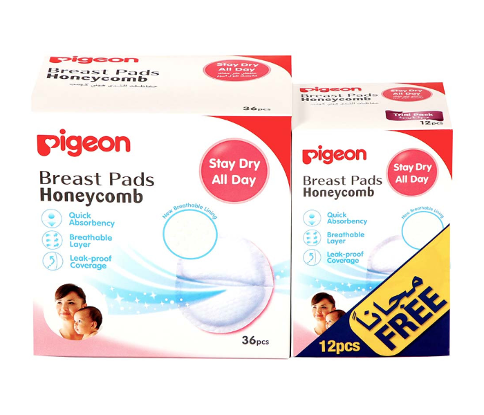 Pigeon 48 Piece Honey Comb Breast Pad - Zoom Image