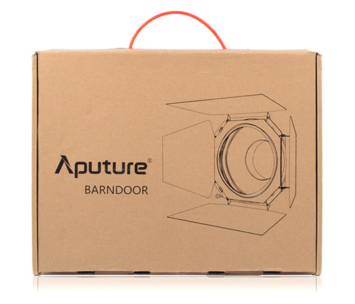 Aputure 4 Way Barndoors with 30 Degree Honeycomb Grid and Magnetic Gel Holder - Black - Zoom Image 9