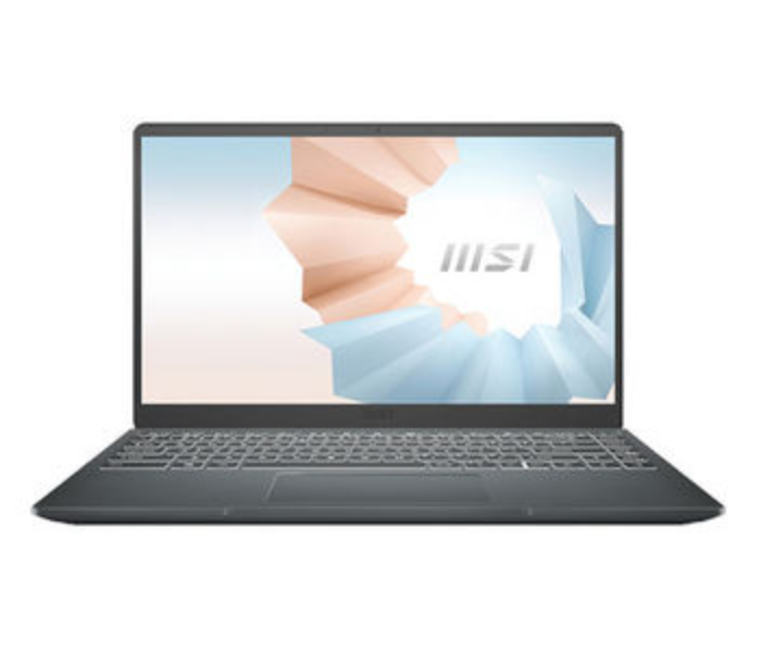 MSI Modern 14 B10MW 14-Inch Display Core i3-10110U Processor 4GB RAM 256GB Storage Intel UHD Graphics DOS - Carbon Grey - Zoom Image 1