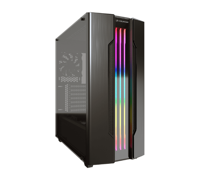 Cougar Gemini S RGB RGB Mid Tower Gaming Case - Black - Zoom Image 4