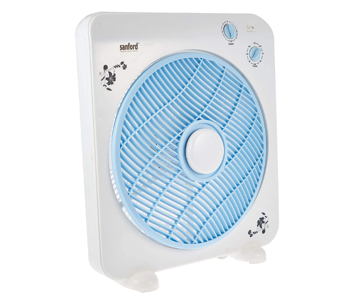 Sanford SF6661BFN 45Watts 12Inch Box Fan- White and Blue - Zoom Image 4