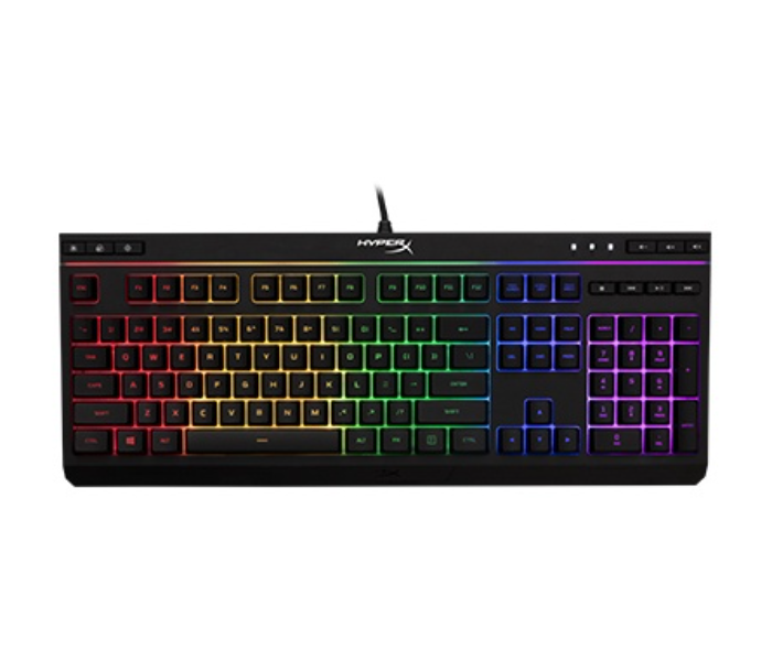 HyperX HX-KB5ME2-US Alloy Core RGB Membrane Gaming Keyboard - Black - Zoom Image 2