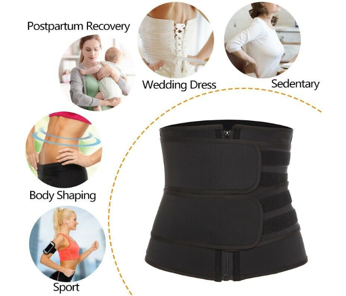 Fat Burning Body shaping Belt XL- Black - Zoom Image 5