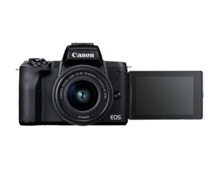 Canon EOS M50 Mark II 15-45mm - Black - Zoom Image 2