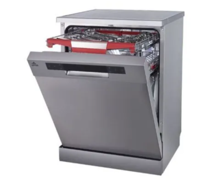 Evvoli EVDW-153H-S 7 Programs 15 Place 3 Baskets Electric Dishwasher - Silver - Zoom Image 4