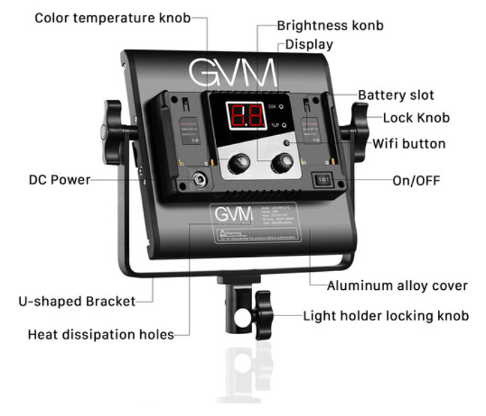 GVM AWP-1136 BI-Colour LED 560AS-3L Kit  - Zoom Image 3