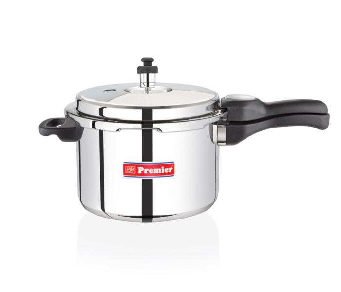 Premier 2178 Netraa Deluxe 10 LitreAluminium Pressure Cooker - Silver - Zoom Image