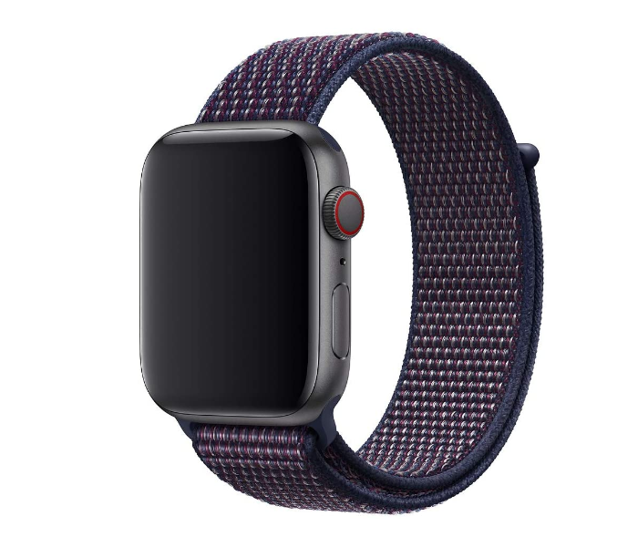 Generic GN-WB758-42-25 Nylon Sport Loop Band for Apple Watch Series - Indigo - Zoom Image