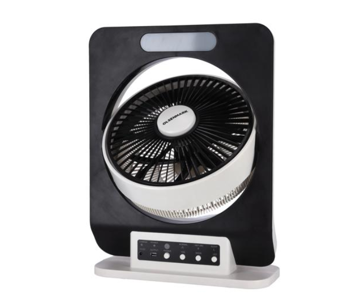 Olsenmark OMF1795 12 inch Rechargeable Fan with Remote - Black - Zoom Image 3