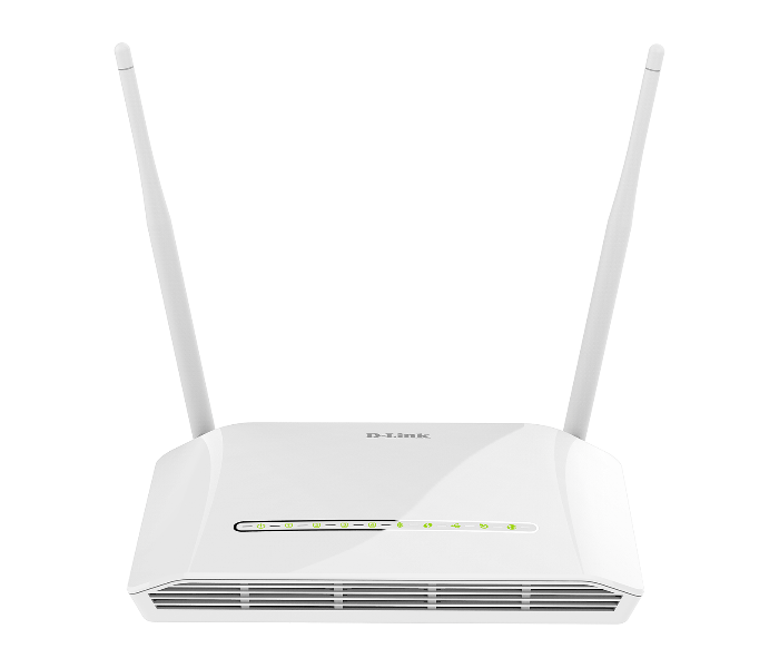 D-Link DSL-2790U Wireless N300 ADSL2 Plus Modem Router - White - Zoom Image 1