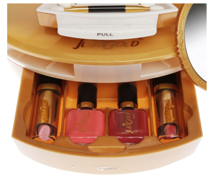 Just Gold JG9132 Exclusive Burj Al Arab Full Range Makeup Kit - White and Brown - Zoom Image 5