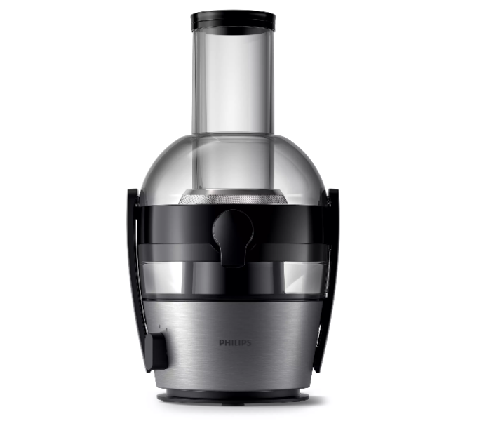 Philips HR1863 800W Viva Collection Juicer - Black and Aluminium - Zoom Image 1