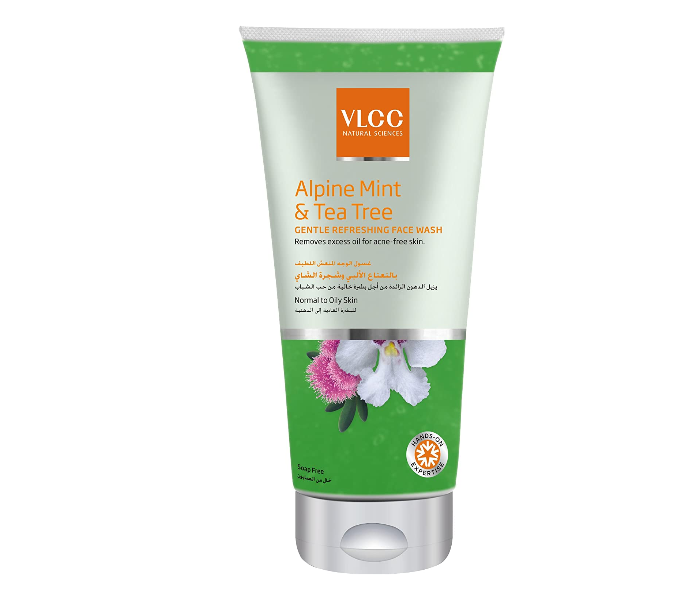 VLCC Pack of 2 150ml Alpine Mint and Tea Tree Gentle Refreshing Face Wash - Zoom Image 1