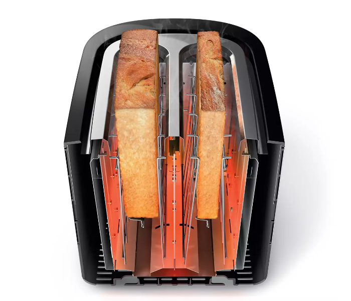 Philips HD2637/11 Viva Collection Toaster - Black and Silver - Zoom Image 4