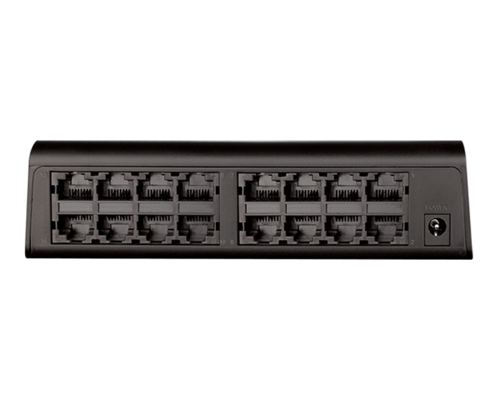 D-Link DL-SW-DES-1016AB 16 Port Unmanaged Switch - Black - Zoom Image 3