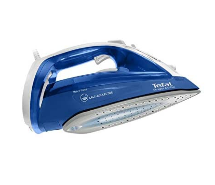 Tefal FV4964MO Ultraglis Anti Calc Steam Iron - White and Blue - Zoom Image 5