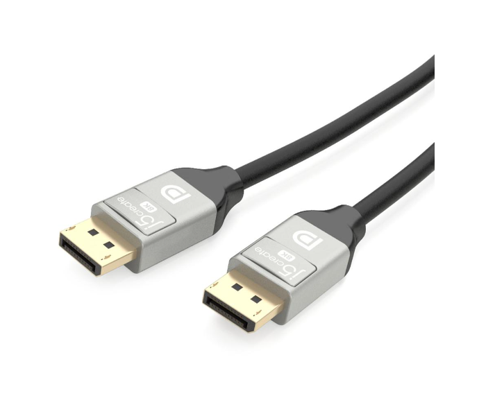 J5 Create JDC43 8k DisplayPort Cable - Black - Zoom Image 1