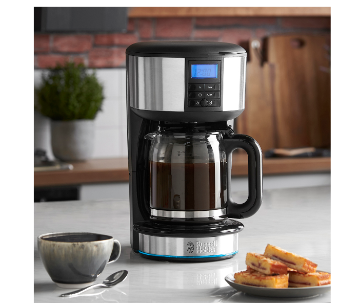 Russell Hobbs 20680 1.25 Litre Buckingham Filter Coffee Machine - Black and Silver - Zoom Image 2