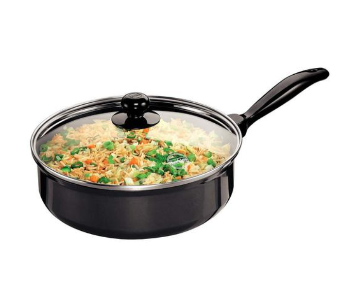 Hawkins Futura Q62 2 Litre Non Stick Curry Pan With Glass Lid - Black - Zoom Image 4