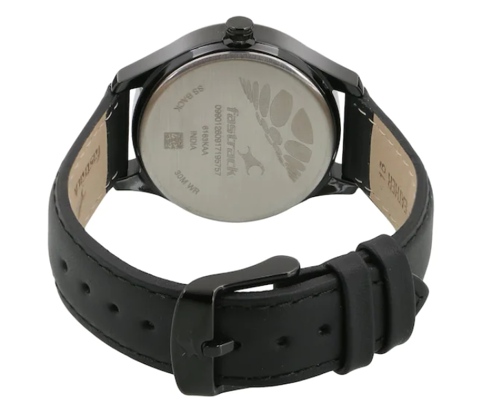 Fastrack 6163KL02 All Nighters Bicolour Dial Leather Strap Watch For Women - Black - Zoom Image 4