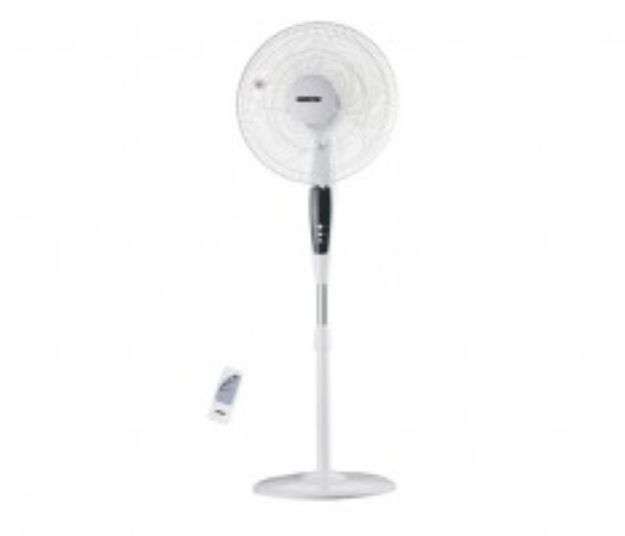 Geepas GF21112 16 Inch Stand Fan With Remote Control - White - Zoom Image