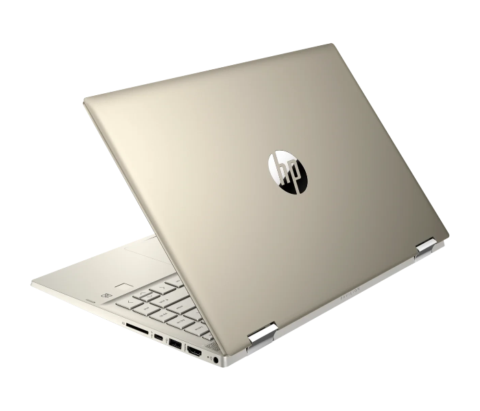 HP Pavilion X360 14inch Core i5-1035G1 8GB RAM 256GB Windows 10 Convertible Touchscreen Laptop - Luminous Gold - Zoom Image 3