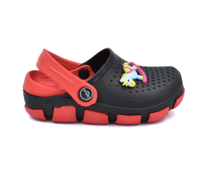 Casual XS10-2 EU20 Children Crocks - Black and Red - Zoom Image 3