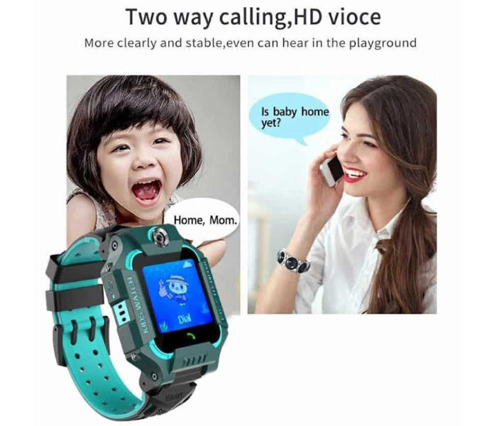 Kids Positioning GPS Smart Watch With Micro Sim Card and HD Touch Screen - Pink and Purple - Zoom Image 3