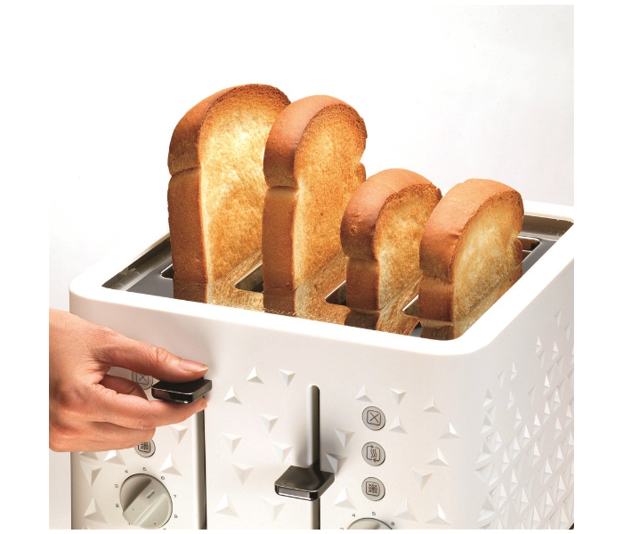 Morphy Richards 248102 Prism 4 Slice Toaster - White - Zoom Image 4