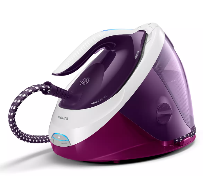 Philips PSG7028/36 2100W PerfectCare 7000 Series Steam Generator Iron - White and Purple - Zoom Image 2