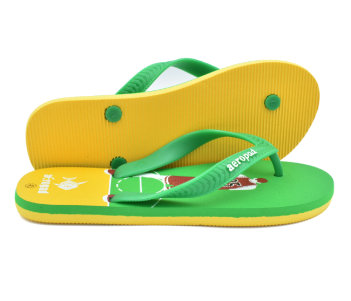 Aeropad H20-3 EU 44 Men Slipper - Green and Yellow - Zoom Image 2