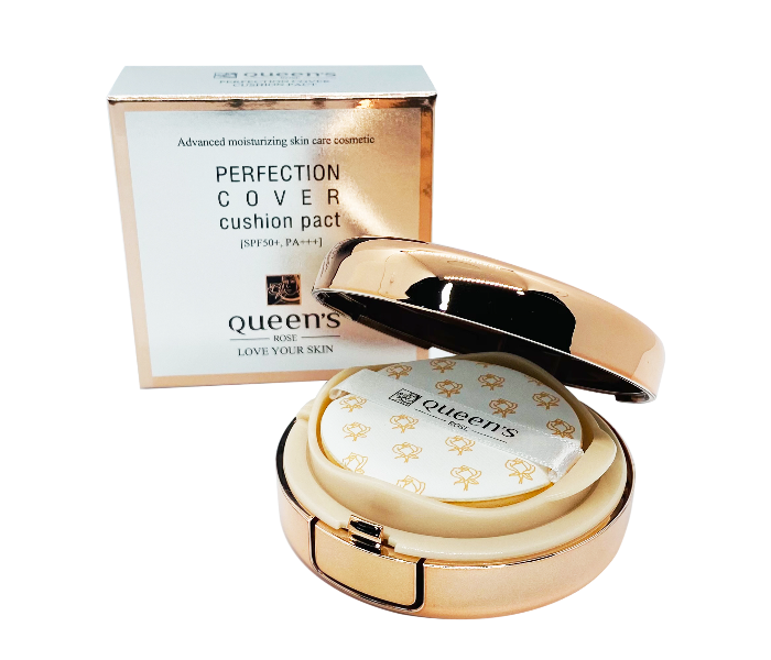 Queens Rose Perfection Cover Cushion Pact - Made In Korea - Zoom Image 2