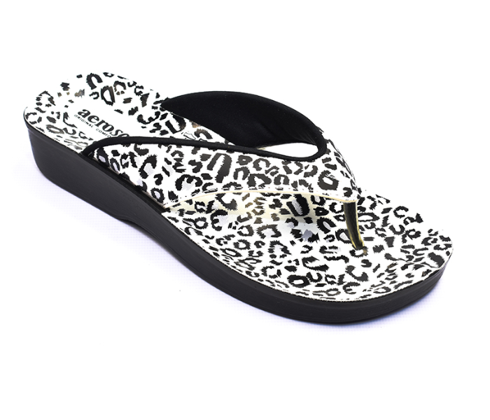 Aerosoft A0848 EU40 Ladies Slipper - Black and White - Zoom Image