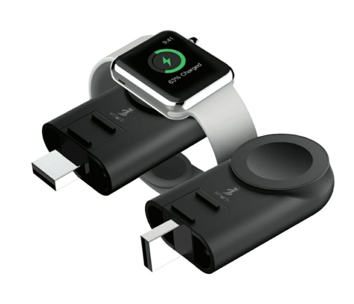 Smart ACAW01 Premium Wireless Watch Charger- Black - Zoom Image