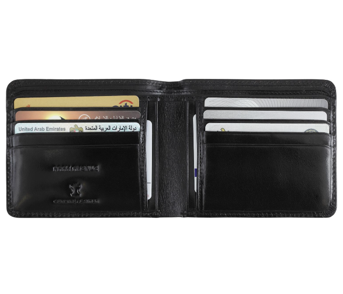 Generic 98G-1 Park Avenue Genuine Leather Radiant Men Wallet - Black - Zoom Image 2