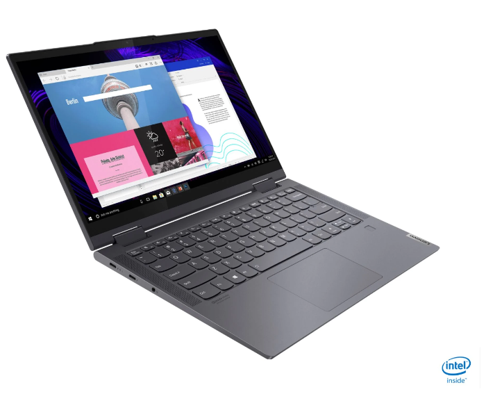 Lenovo Yoga 7i X360 14inch Intel Core i7-1165G7 12GB RAM 512GB SSD Windows 10 Touchscreen Laptop - Slate Grey - Zoom Image 10