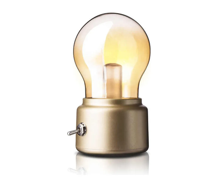 Generic Vintage Design USB Rechargeable LED Bulb - Gold - Zoom Image 1